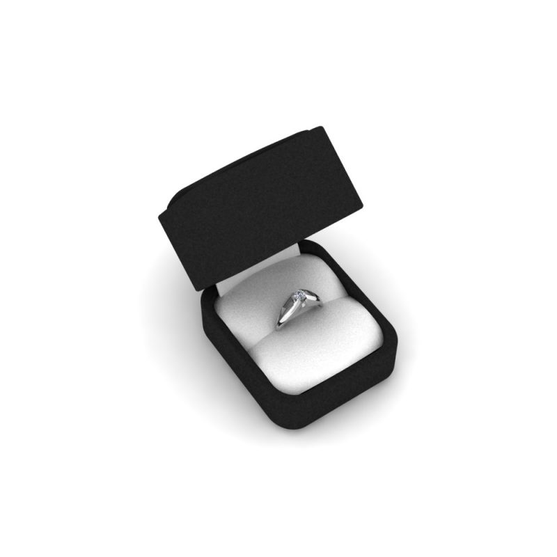 ZRIN engagement ring model 021, white gold