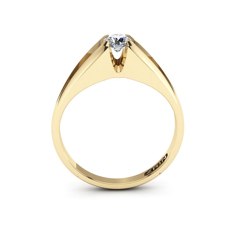 ZRIN engagement ring model 021, yellow gold