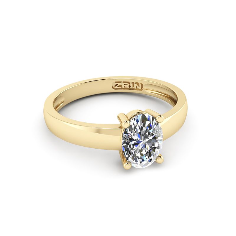 Verlobungsring ZRIN Modell 137 aus Gelbgold