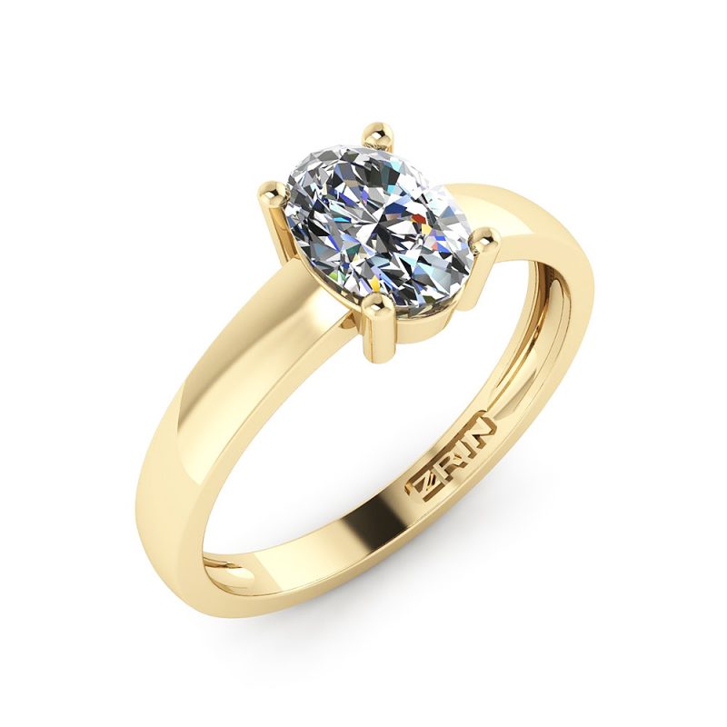 Verlobungsring ZRIN Modell 137 aus Gelbgold
