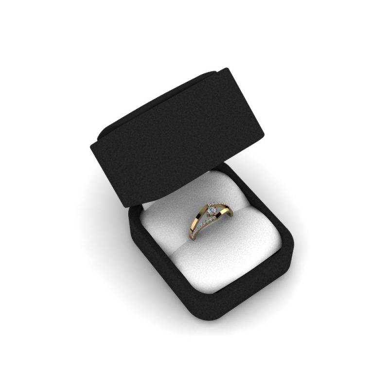 Zaručnički prsten ZRIN model 220 Žuto zlato
