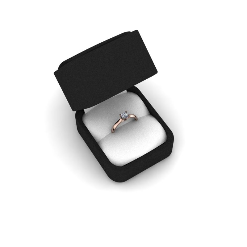 Verlobungsring ZRIN Modell 334 aus Roségold