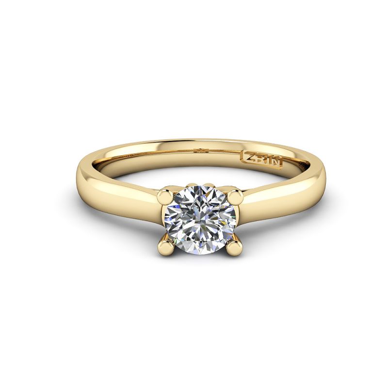 Verlobungsring ZRIN Modell 334 aus Gelbgold