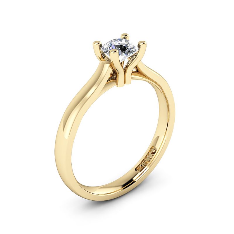 Verlobungsring ZRIN Modell 334 aus Gelbgold