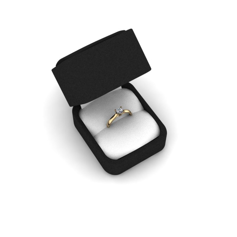 Verlobungsring ZRIN Modell 334 aus Gelbgold