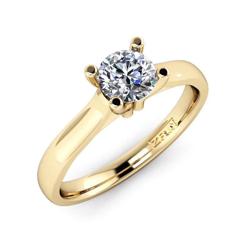 Verlobungsring ZRIN Modell 334 aus Gelbgold
