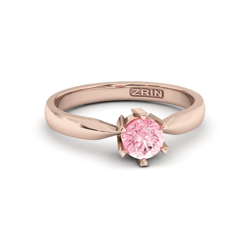 Verlobungsring ZRIN Modell 360 aus Roségold