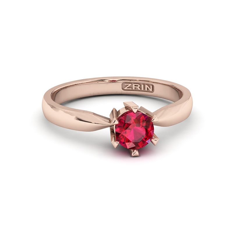 Verlobungsring ZRIN Modell 360 aus Roségold