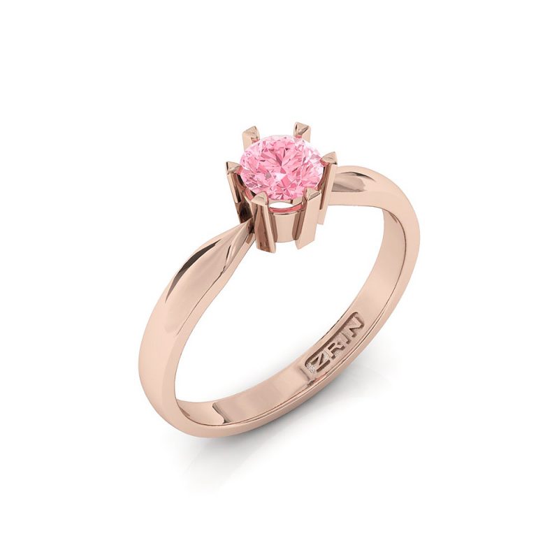Verlobungsring ZRIN Modell 360 aus Roségold