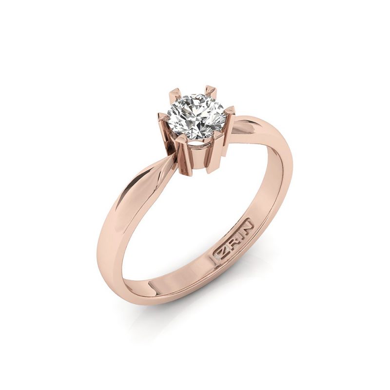 Verlobungsring ZRIN Modell 360 aus Roségold