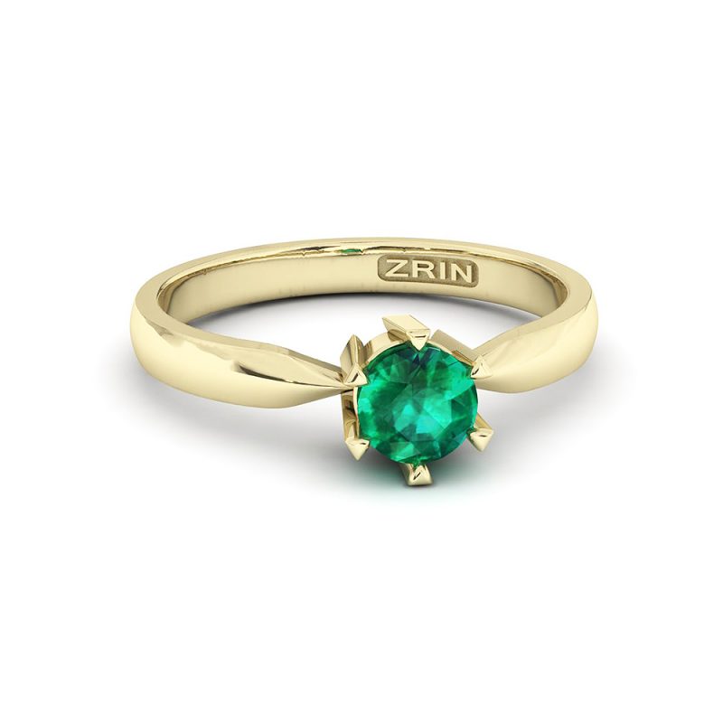 Verlobungsring ZRIN Modell 360 aus Gelbgold