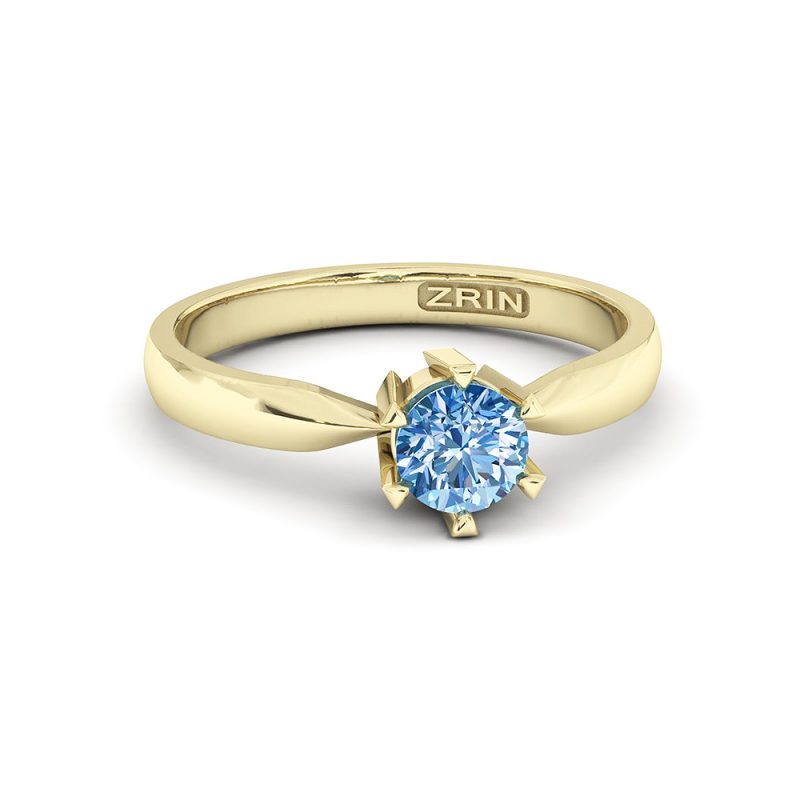 Verlobungsring ZRIN Modell 360 aus Gelbgold