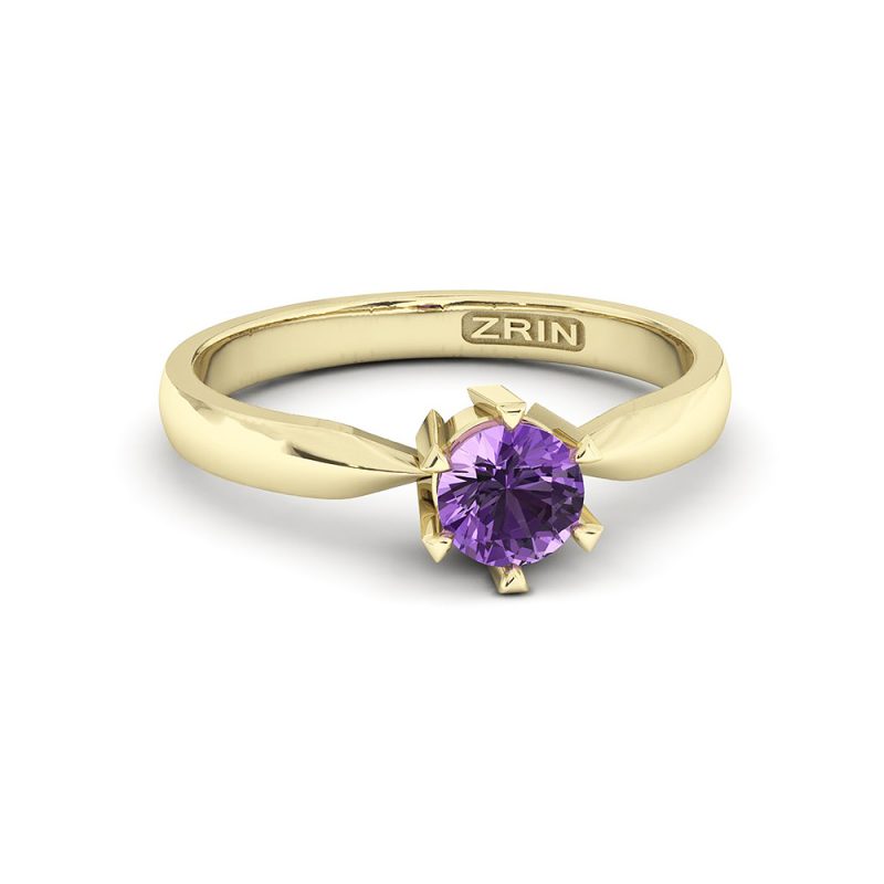 Verlobungsring ZRIN Modell 360 aus Gelbgold