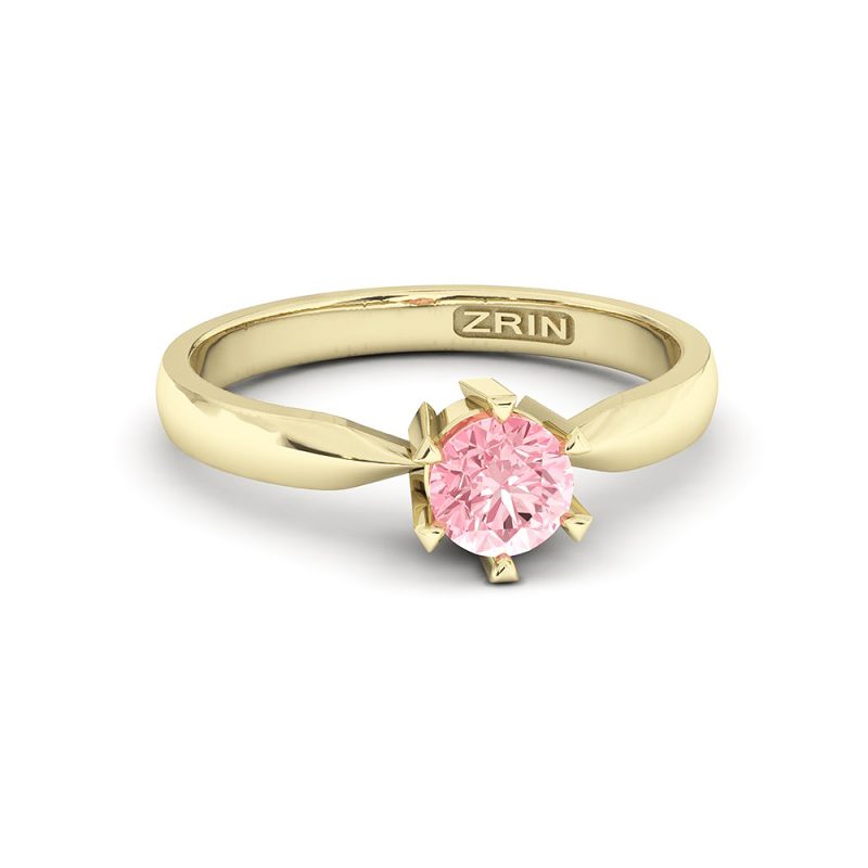 Verlobungsring ZRIN Modell 360 aus Gelbgold