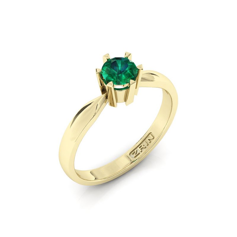 Verlobungsring ZRIN Modell 360 aus Gelbgold