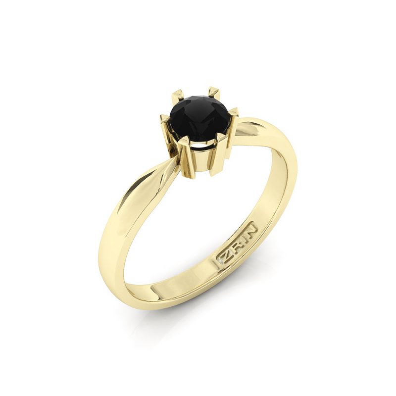 Verlobungsring ZRIN Modell 360 aus Gelbgold