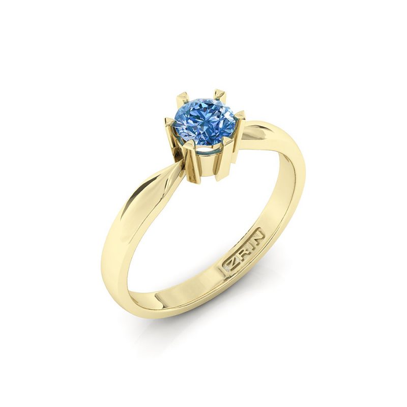 Verlobungsring ZRIN Modell 360 aus Gelbgold