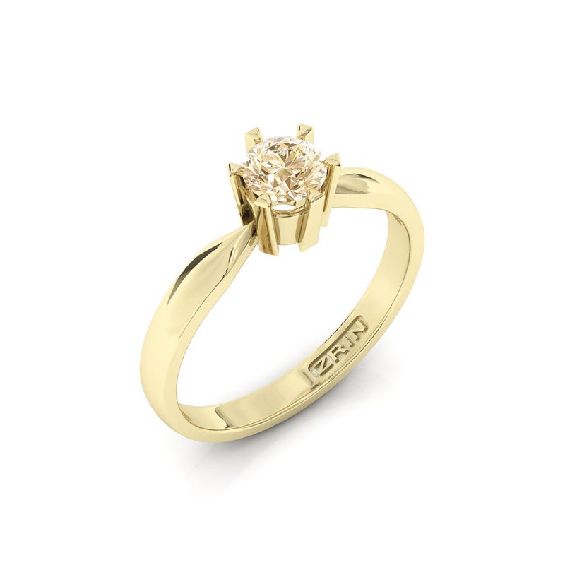 Verlobungsring ZRIN Modell 360 aus Gelbgold