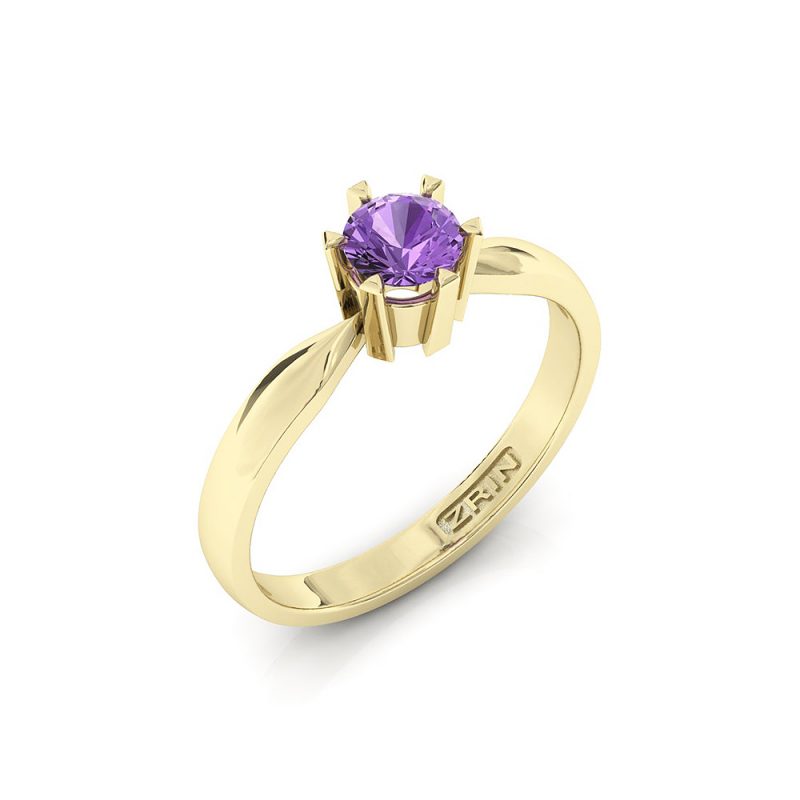 Verlobungsring ZRIN Modell 360 aus Gelbgold