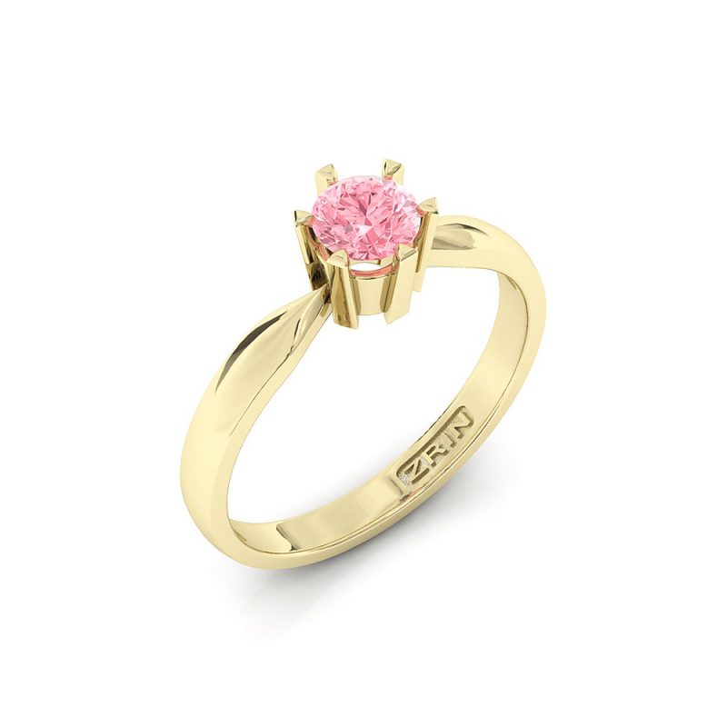 Verlobungsring ZRIN Modell 360 aus Gelbgold