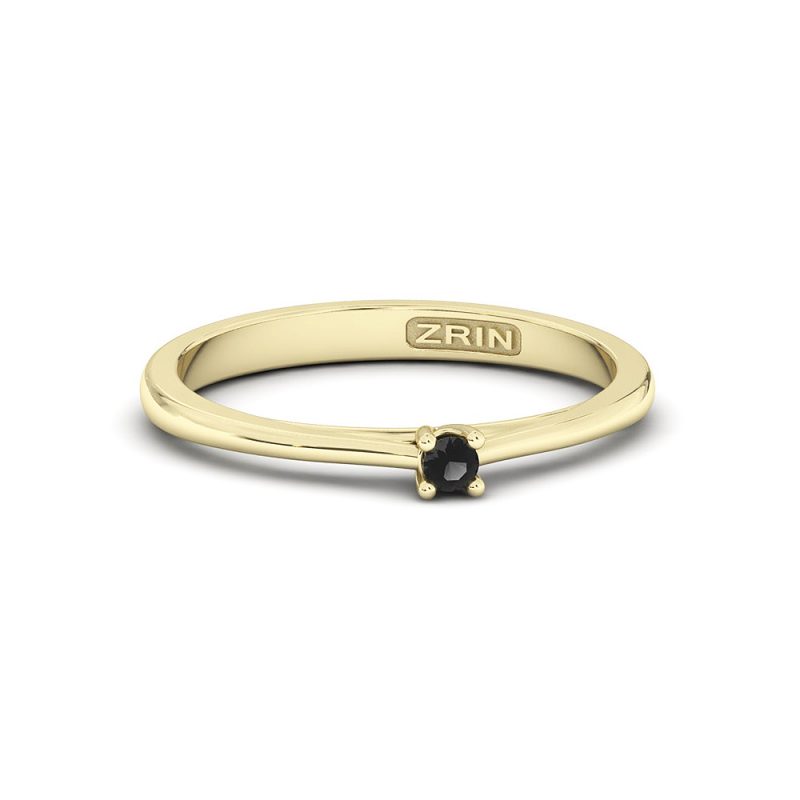 ZRIN engagement ring model 400-5, yellow gold