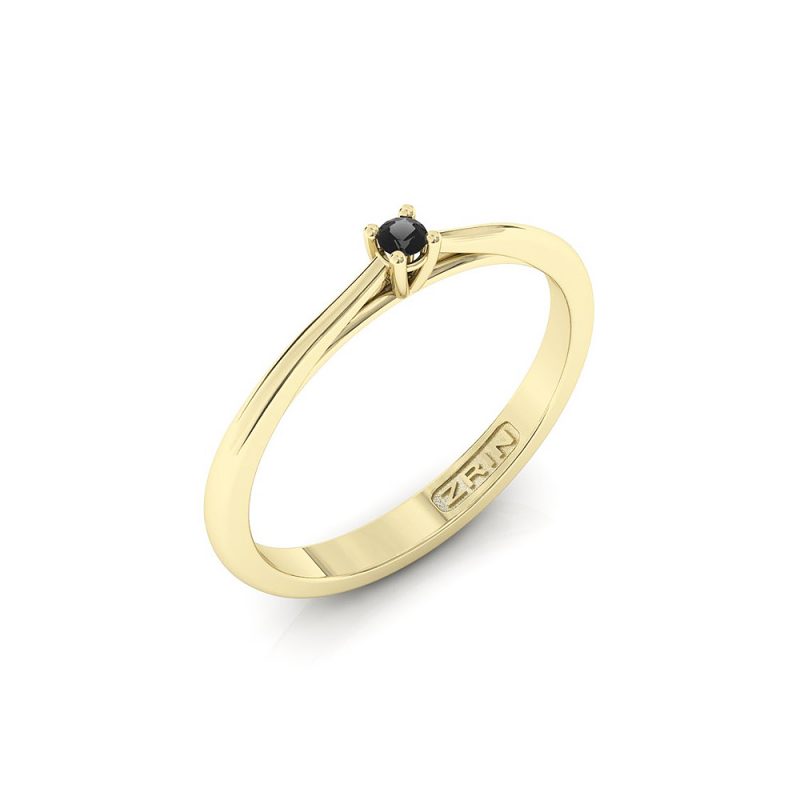 ZRIN engagement ring model 400-5, yellow gold