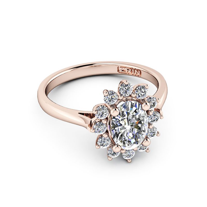 Verlobungsring ZRIN Modell 416 aus Roségold
