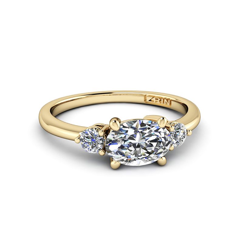Verlobungsring ZRIN Modell 432 aus Gelbgold