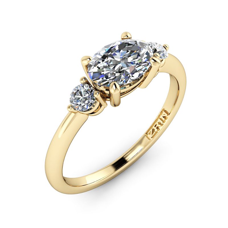 Verlobungsring ZRIN Modell 432 aus Gelbgold