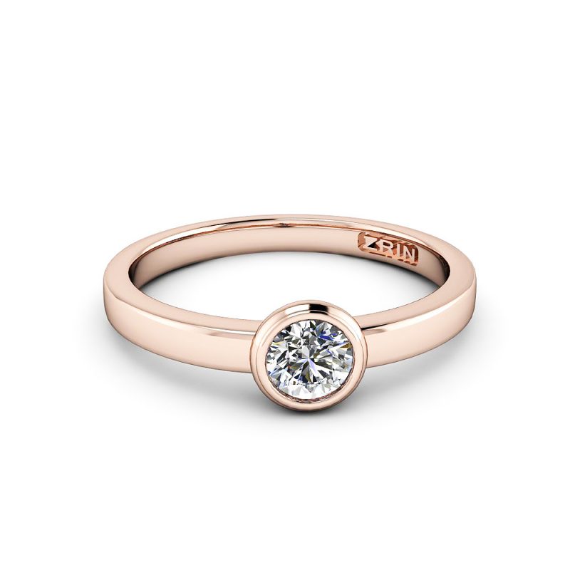 Verlobungsring ZRIN Modell 444 aus Roségold