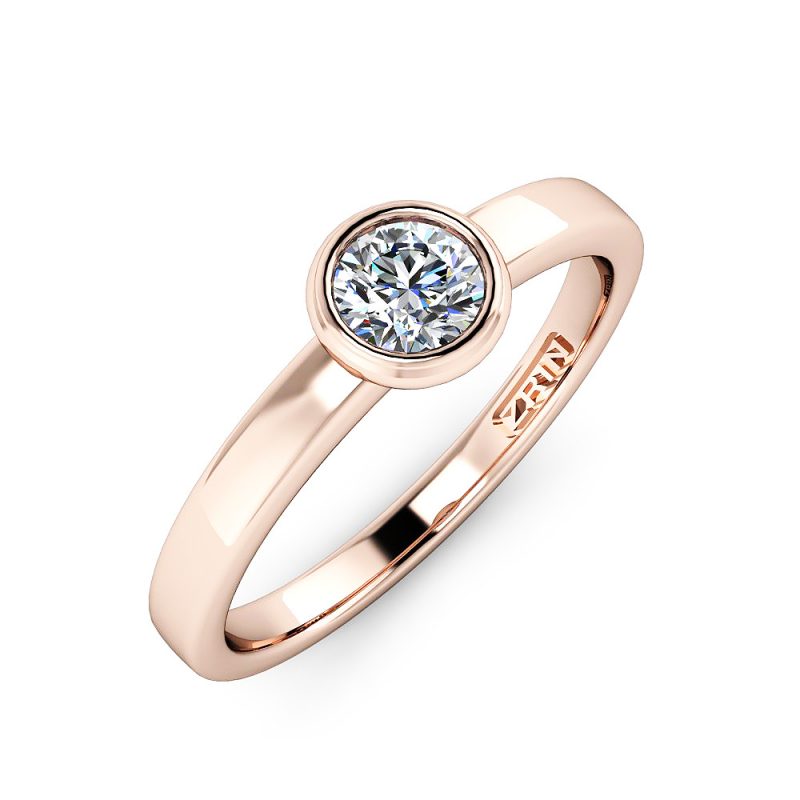 Verlobungsring ZRIN Modell 444 aus Roségold