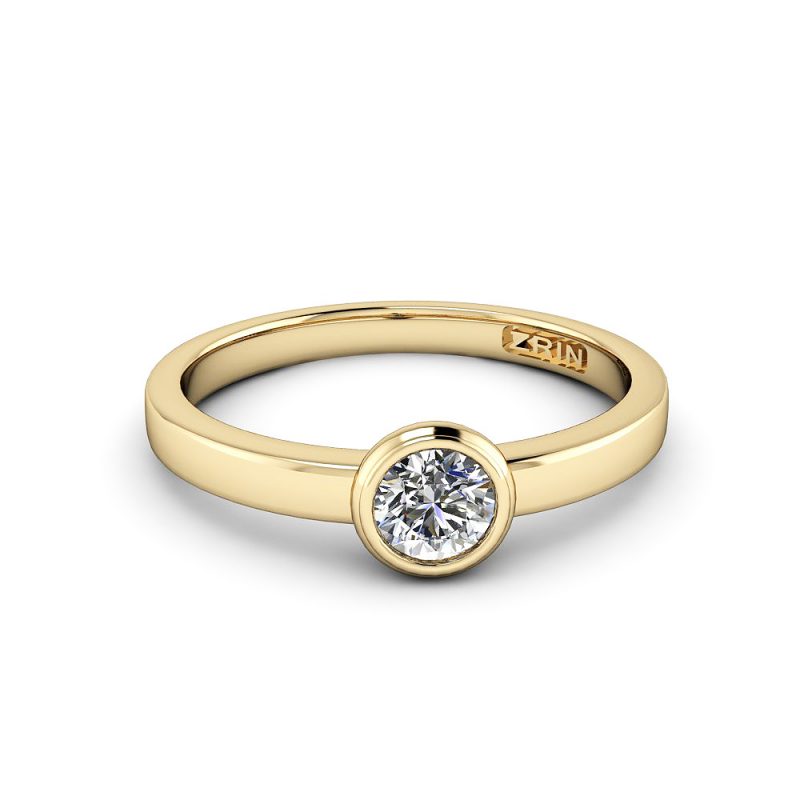 Verlobungsring ZRIN Modell 444 aus Gelbgold
