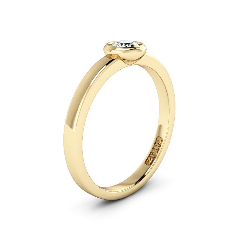 Verlobungsring ZRIN Modell 444 aus Gelbgold