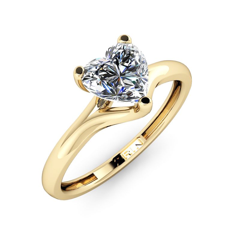 Verlobungsring ZRIN Modell 447 aus Gelbgold