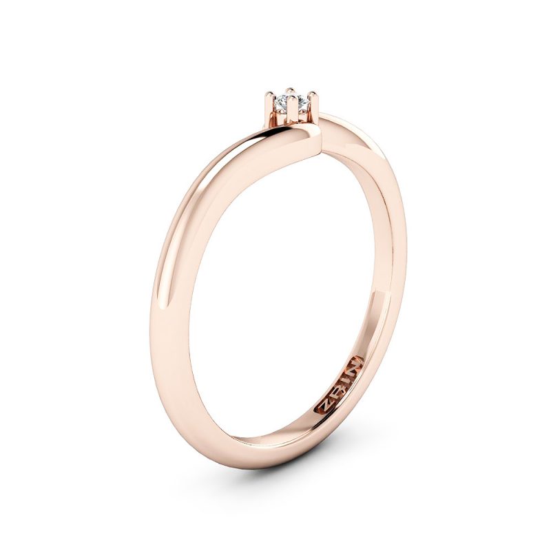 Verlobungsring ZRIN Modell 448 aus Roségold