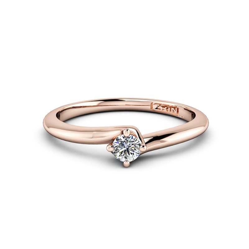 Verlobungsring ZRIN Modell 450 aus Roségold