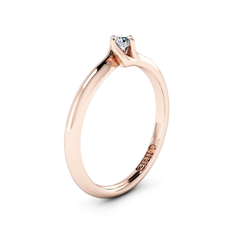 Verlobungsring ZRIN Modell 450 aus Roségold