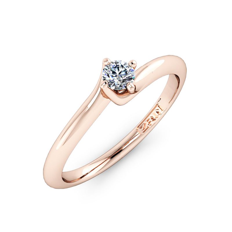 Verlobungsring ZRIN Modell 450 aus Roségold