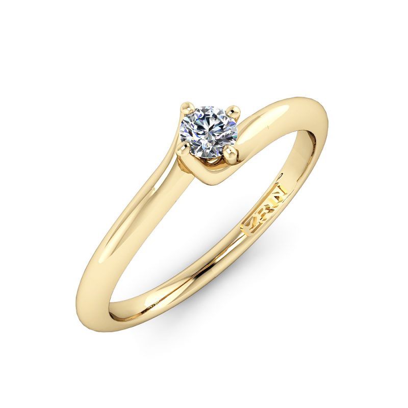 Verlobungsring ZRIN Modell 450 aus Gelbgold