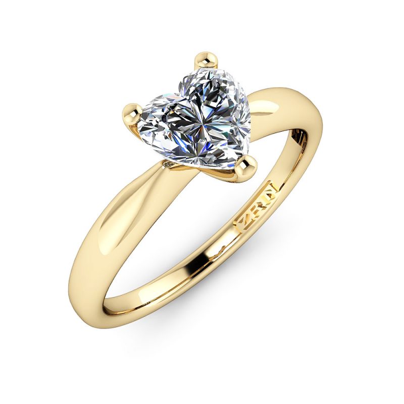 Verlobungsring ZRIN Modell 454 aus Gelbgold