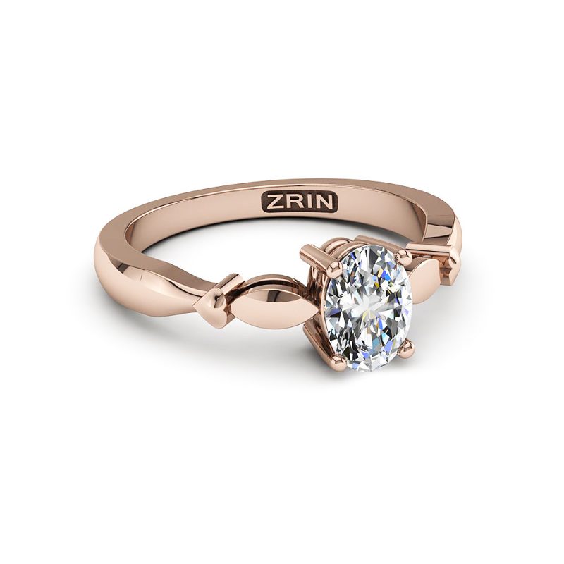 Verlobungsring ZRIN Modell 497 aus Roségold