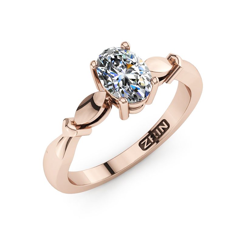 Verlobungsring ZRIN Modell 497 aus Roségold