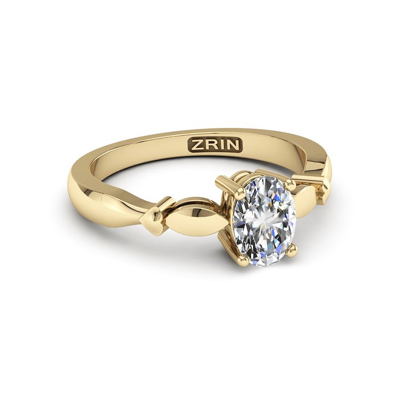 Verlobungsring ZRIN Modell 497 aus Gelbgold