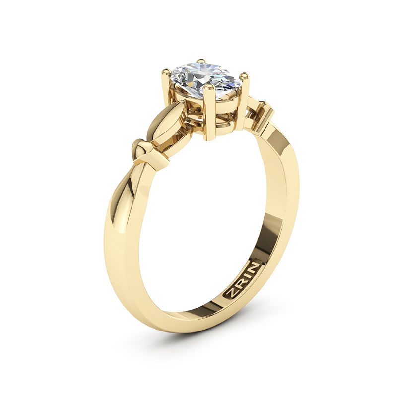 Verlobungsring ZRIN Modell 497 aus Gelbgold