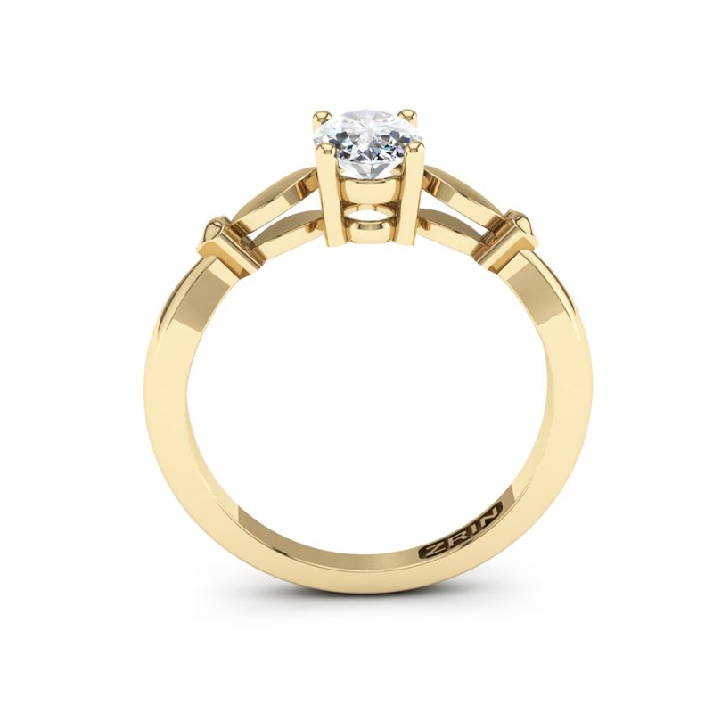 Verlobungsring ZRIN Modell 497 aus Gelbgold