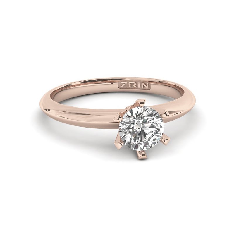 Verlobungsring ZRIN Modell 533-7 aus Roségold