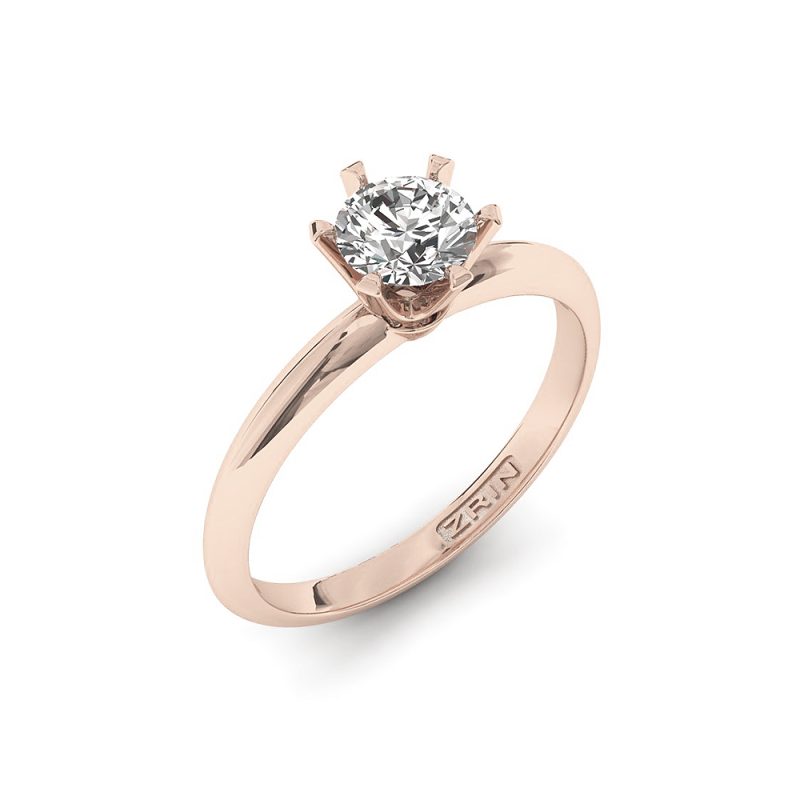 Verlobungsring ZRIN Modell 533-7 aus Roségold