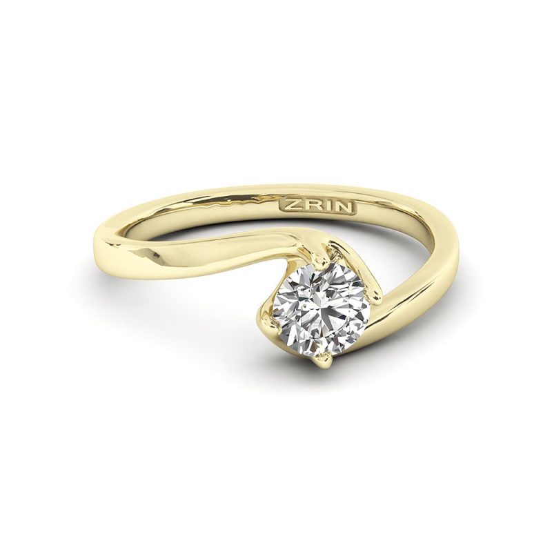 Verlobungsring ZRIN Modell 559-2 aus Gelbgold