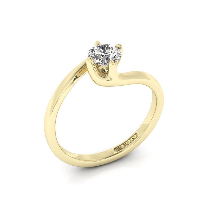 Verlobungsring ZRIN Modell 559-2 aus Gelbgold