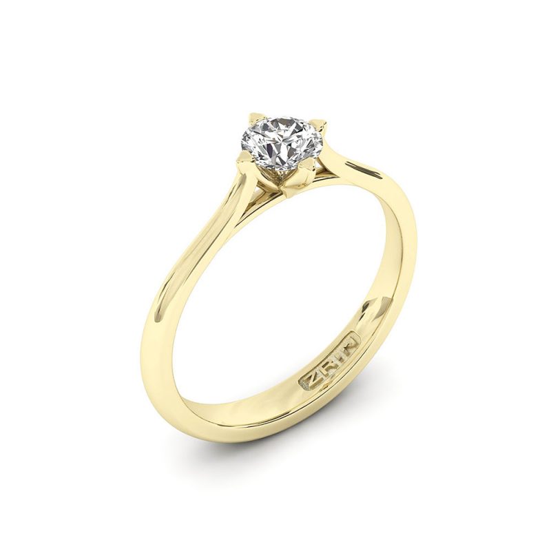 Verlobungsring ZRIN Modell 604 aus Gelbgold